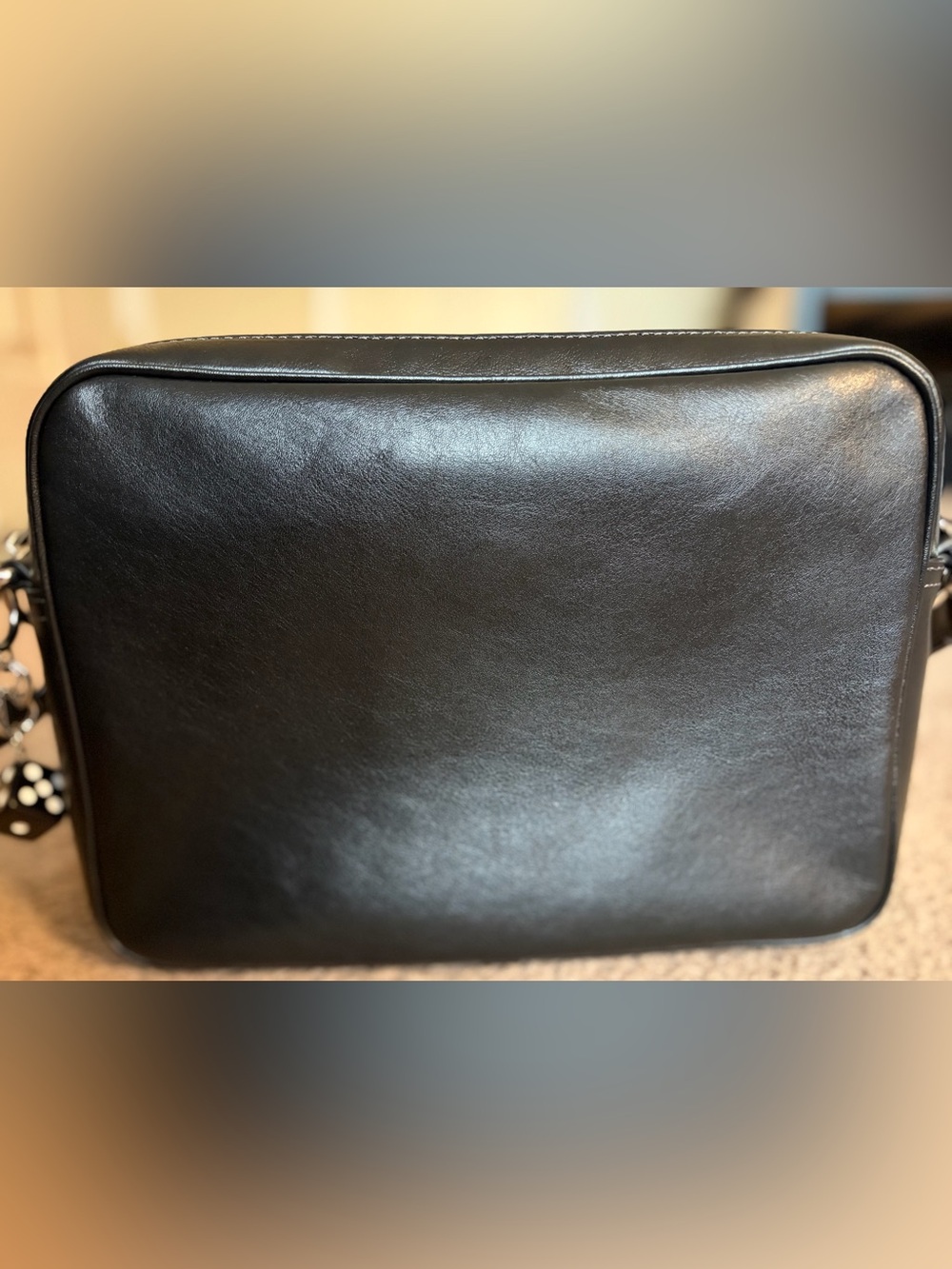 Coach Dakota Crossbody Shoulder Bag Black Leather | CDS83 | No Hangtag - Picture 4 of 14